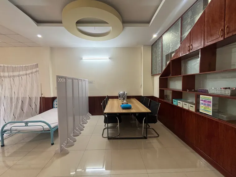 A consultation room inside the clinic in Da Nang